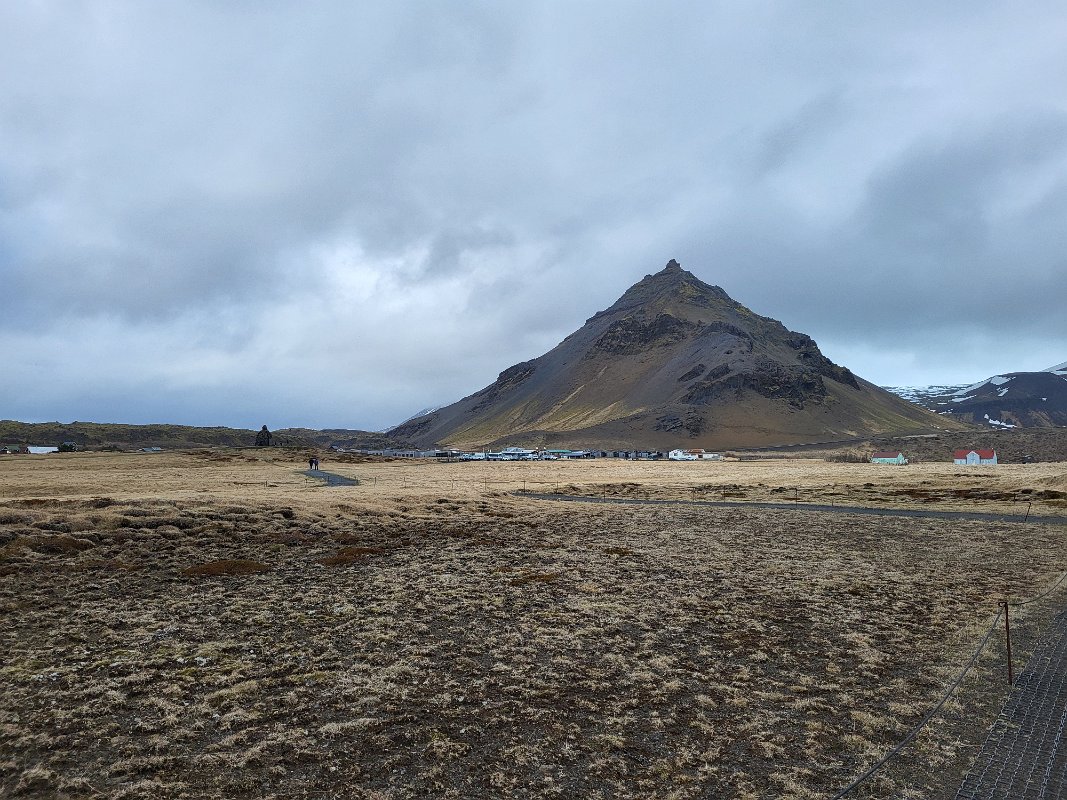 Arnarstapi - small village in the distance