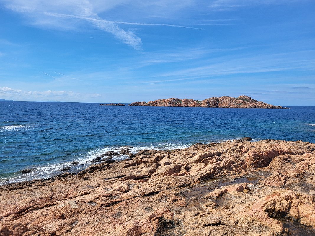 Isola Rossa - Beautiful red rocky shore